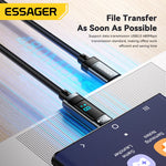 Essager 240W USB-C Fast Charging Cable with LED Display