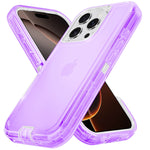 iPhone 16 Series Hard PC + TPU Transparent Armor Shockproof Defender Case