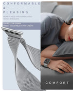Elegant Milanese Loop Replacement Strap for Apple Watch