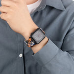 Magnetic Buckle Elastic Braided Strap for Apple Watch