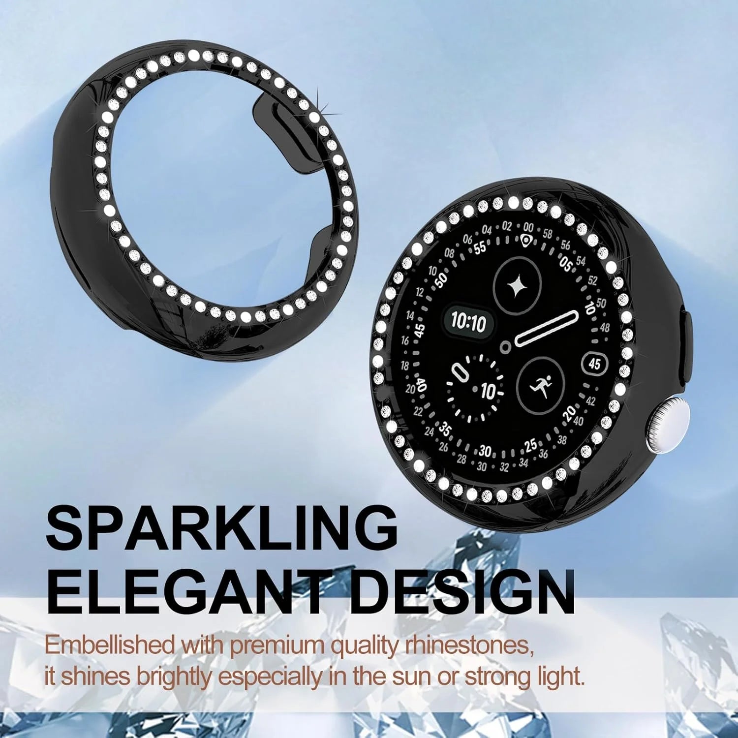 Google Pixel Watch 4 Glitter Diamond Case
