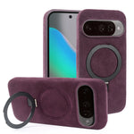 Google Pixel 10 Series Alcantara Magnetic Case with Foldable Stand