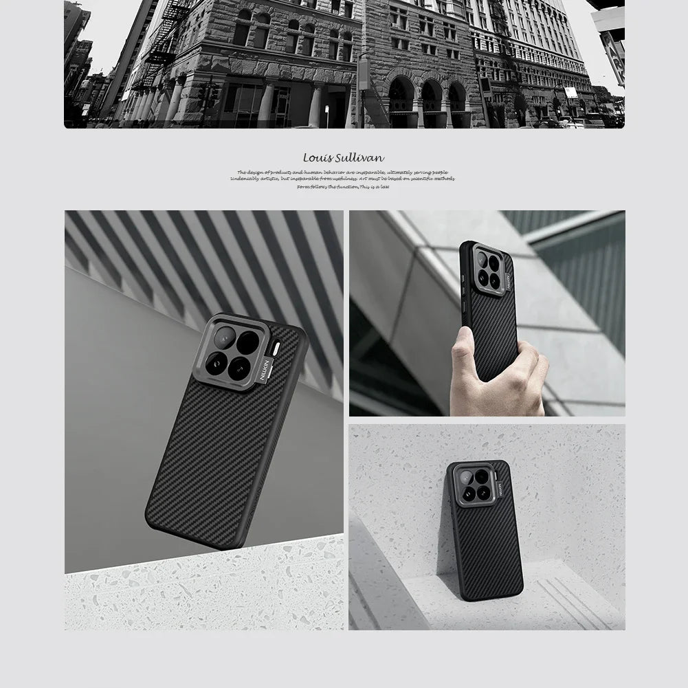 Aramid Fiber Magnetic Phone Case for Xiaomi 15 Series