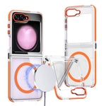 Anti-Yellowing Transparent Case with Raised Camera Protection for Samsung Galaxy Z Flip 6