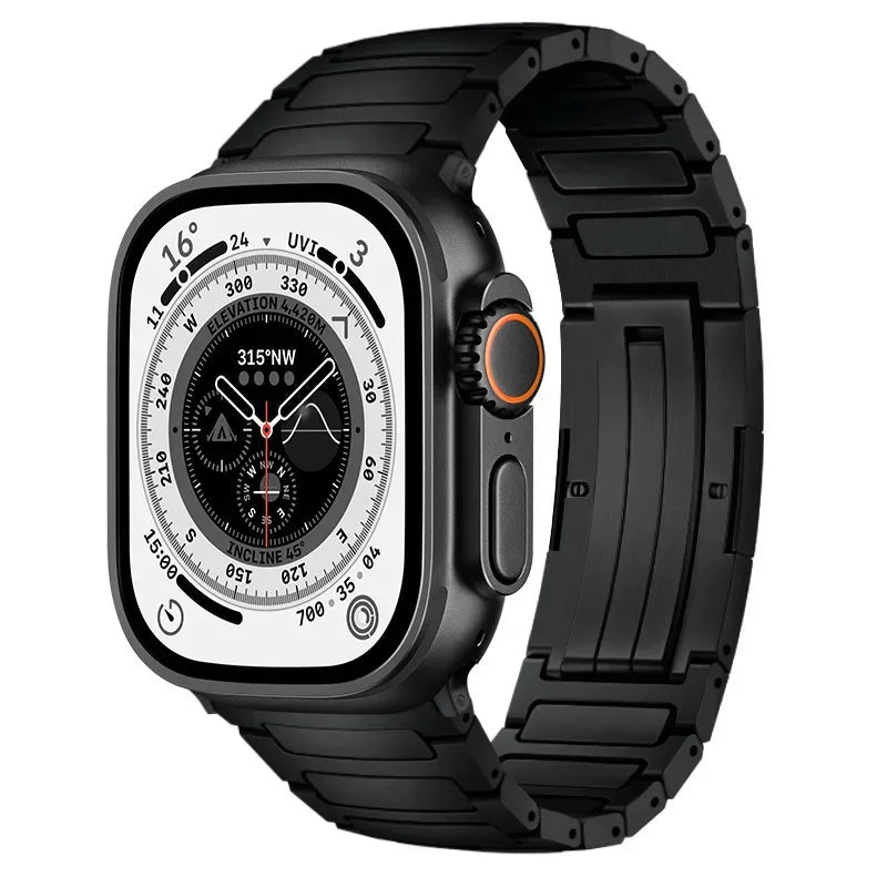 Elegant Titanium Alloy Strap for Apple Watch