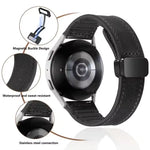 Durable Leather + Silicone Strap for Samsung Galaxy Watch 7