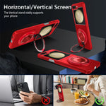 Samsung Galaxy Z Flip 6 Magnetic Case with 360° Rotating Stand