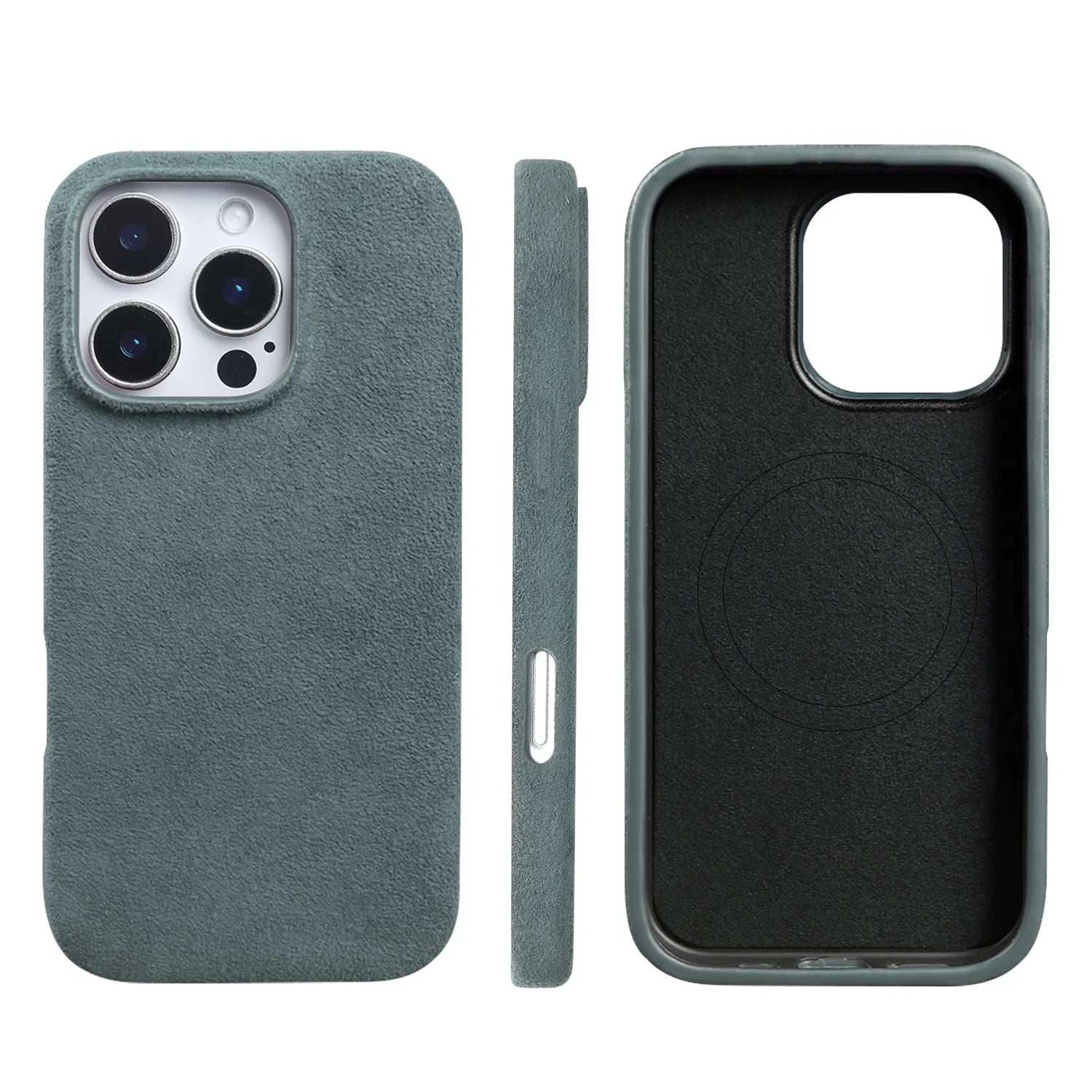 Luxury Alcantara MagSafe Case for iPhone 16 Series