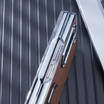 Seismic PC Shell Leather Textured Plating Case with Fingertip Holder for Samsung Galaxy Z Fold 6