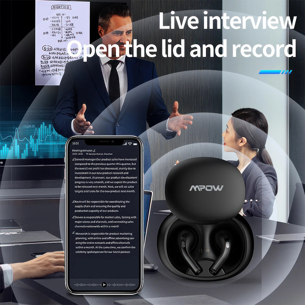 Mpow Air Pro Real-Time Translation Earbuds