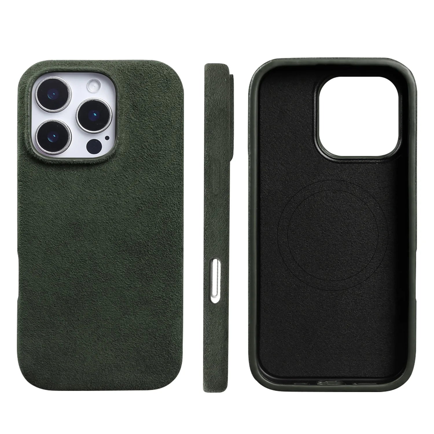 Luxury Alcantara MagSafe Case for iPhone 16 Series