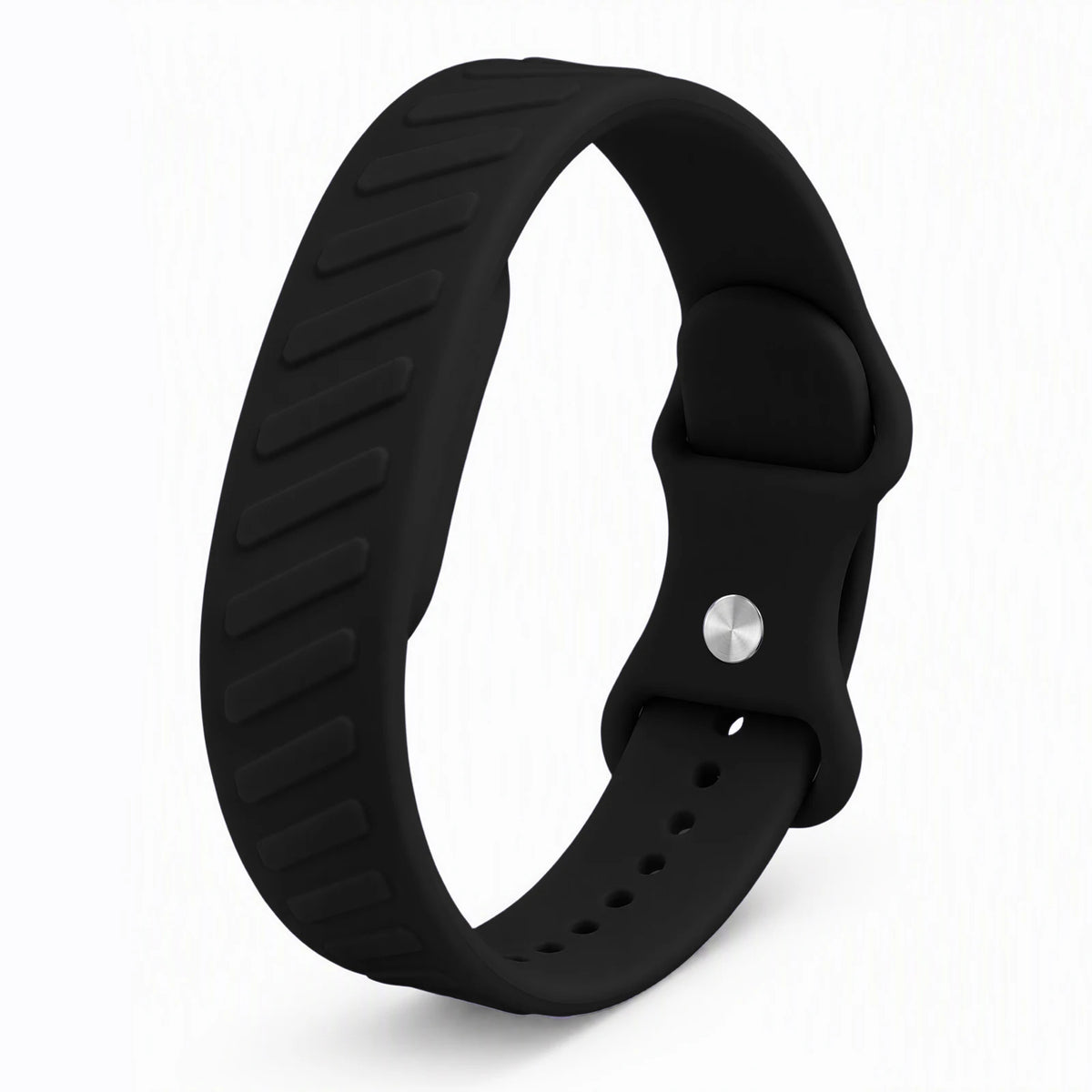 Textured Silicone Loop Strap with Adjustable Fit for Google Fitbit Air