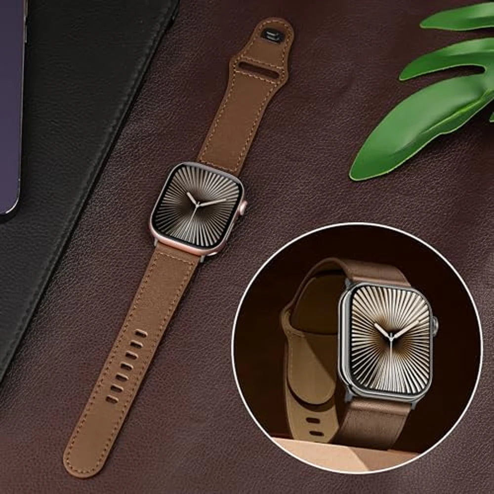 Premium Genuine Leather Strap for Apple Watch