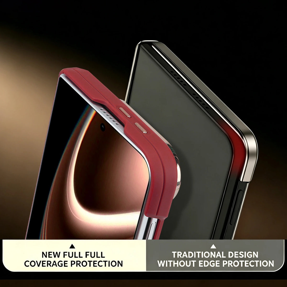 Textured Fabric Hinge Protection Case with MagSafe Attachment for iPhone Duo