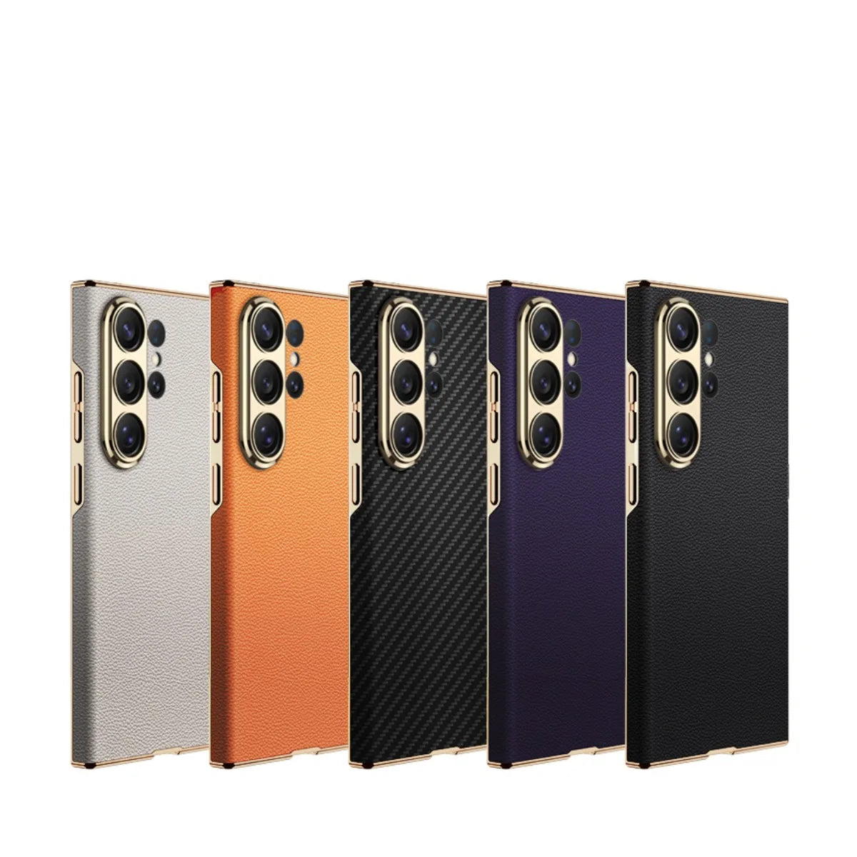 Luxury Matte Leather Case for Samsung Galaxy S26 Ultra