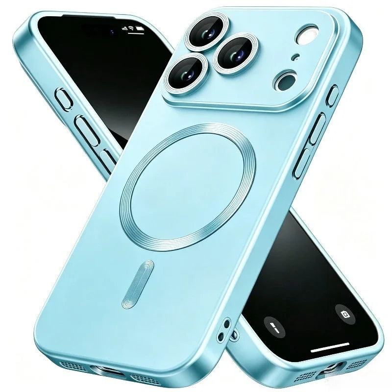 Raised Edge MagSafe Case with Camera Lens Protectors for iPhone 18 Series