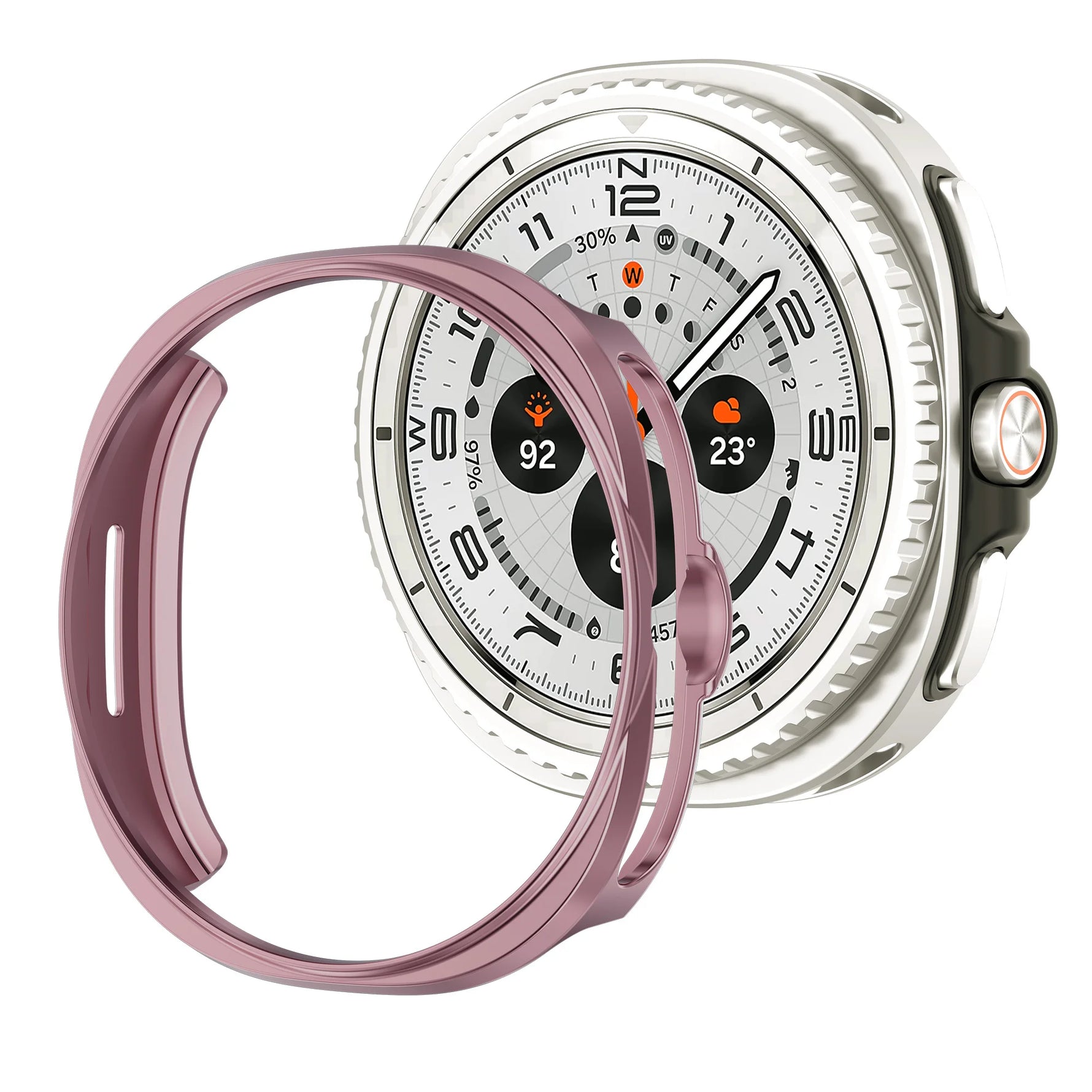 Lightweight PC Bumper Cover for Samsung Galaxy Watch 8 / Galaxy Watch 8 Classic