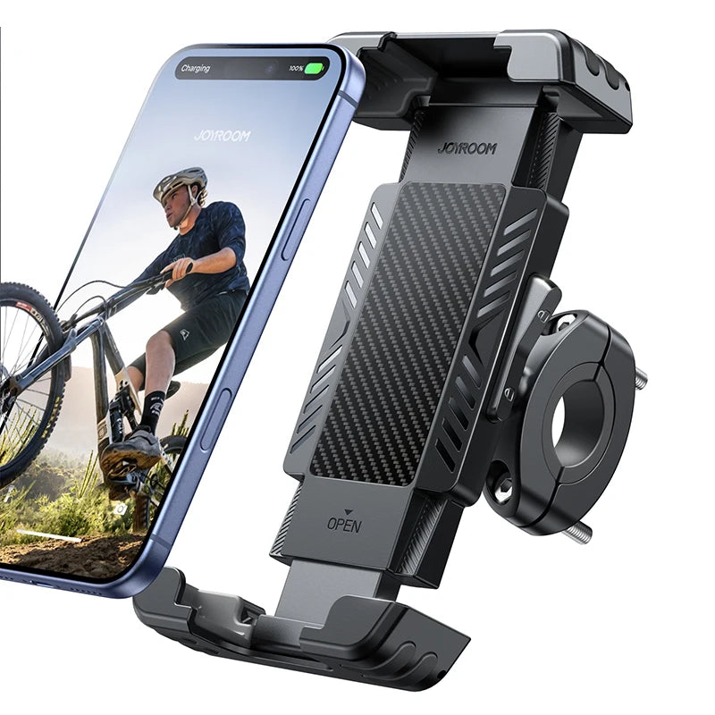 Bike Phone Holder With Hidden Tracker Storage