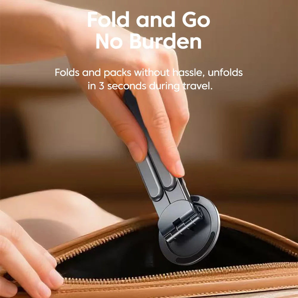 Foldable Aluminum Alloy Magnetic Device Stand