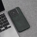 Luxury Business Retro PU Leather Shockproof Magnetic Case for Xiaomi 15 Series