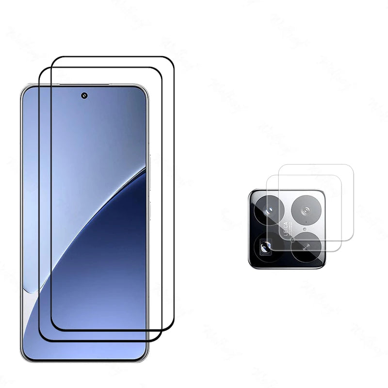 Xiaomi 15 Pro Full-Cover Tempered Glass Screen and Camera Protector