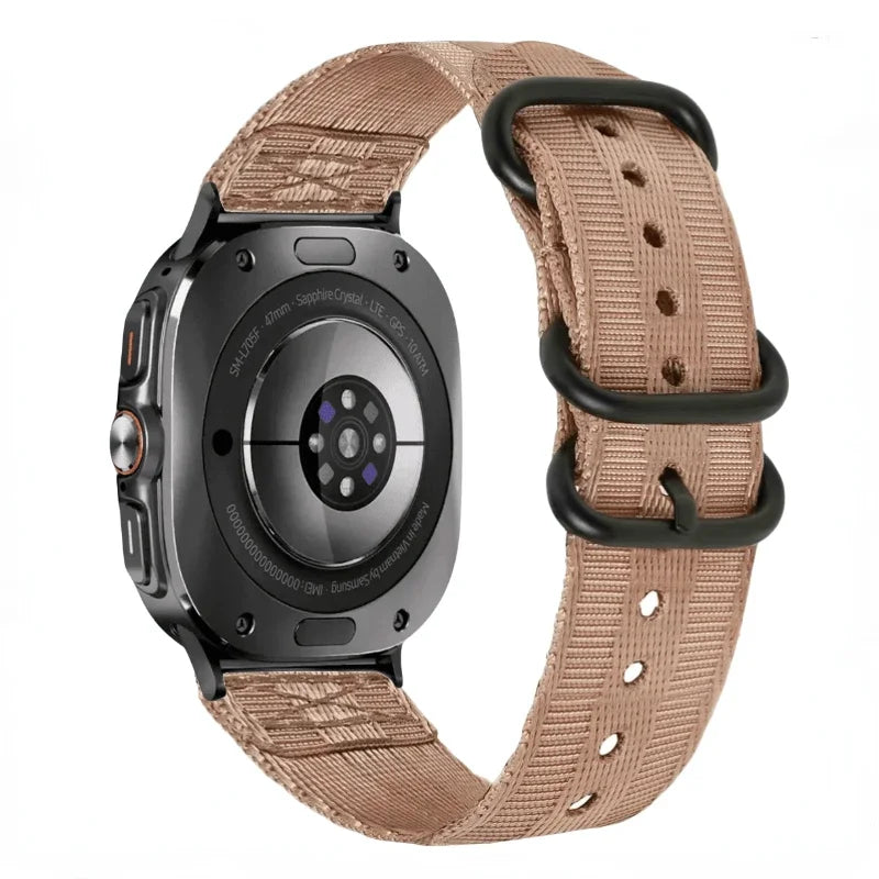 Durable Military Nylon Strap for Samsung Galaxy Watch Ultra (2025)