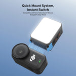 TELESIN Magnetic Quick Release Mini Selfie Light for DJI OSMO Action 6