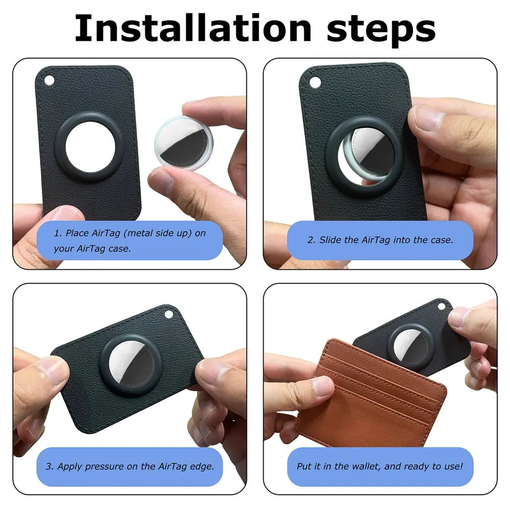 Ultra-Slim AirTag Card Holder Case