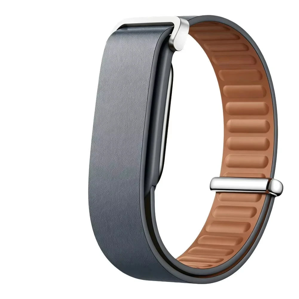 Slide-Lock Leather Strap for Google Fitbit Air