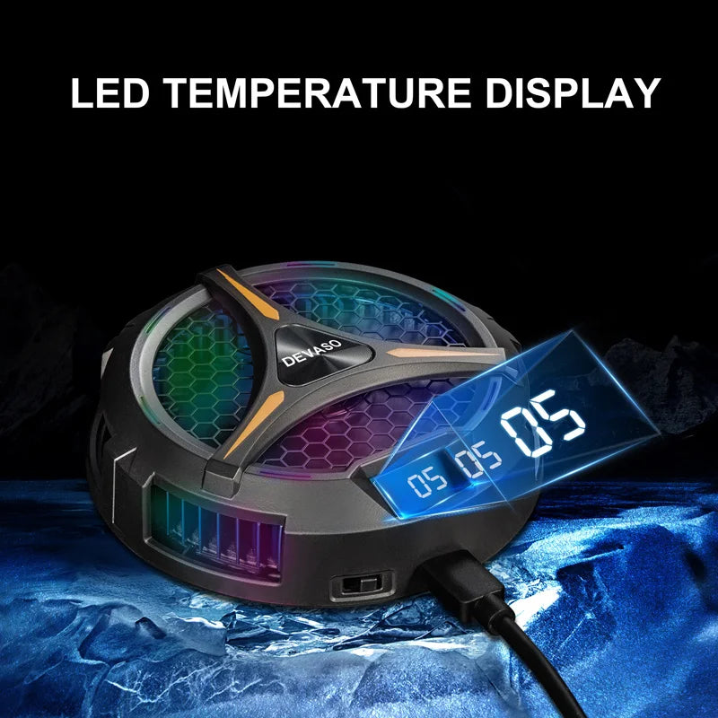 Fast Cooling Magnetic Fan for Steam Deck, Nintendo Switch, Tablets, Cellphones