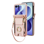 Leather Crossbody Wallet Case for Samsung Galaxy Z Flip 8
