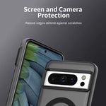 Matte Military-Grade Shockproof Magnetic Case for Google Pixel 9 Series