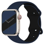 Two-Tone Silicone Strap for Apple Watch