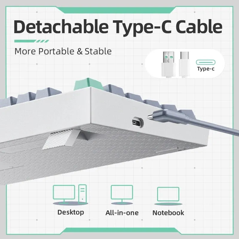 MACHENIKE K500-94 Hot-Swappable Mechanical Keyboard