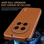 Durable Carbon Fiber Pattern Phone Case for Honor Magic 7 / Magic 7 Pro