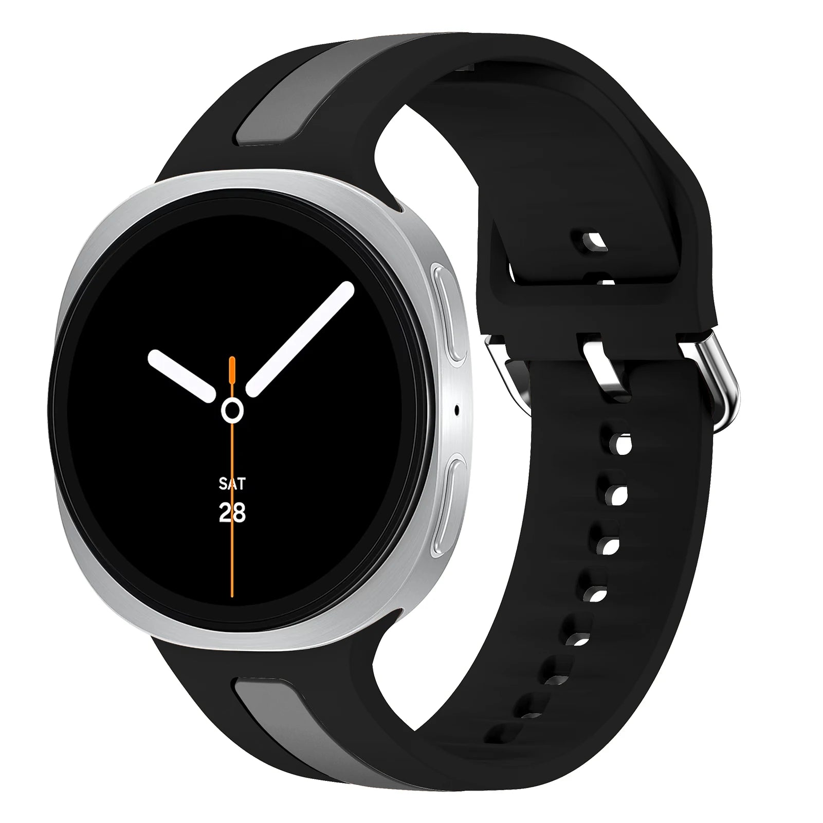 Sport Two-Tone Silicone Band for Samsung Galaxy Watch 8 & Galaxy Watch 8 Classic