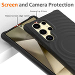 Ripple Pattern Liquid Silicone Case for Samsung Galaxy S26 Series