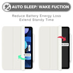 Powerful Magnetic Attachment Slim Trifold Stand Case for iPad Air 13" (2024)