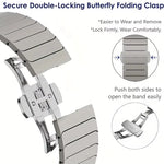 Diamond Quilted Pin-and-Buckle Watch Strap for Samsung Galaxy Watch 9