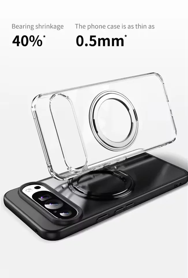 Google Pixel 10 Series Magnetic Case with 360° Rotating Stand