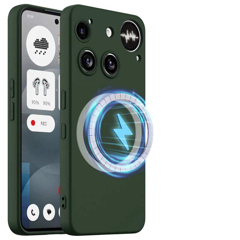 Soft Liquid Silicone Magnetic Case for Nothing Phone 3