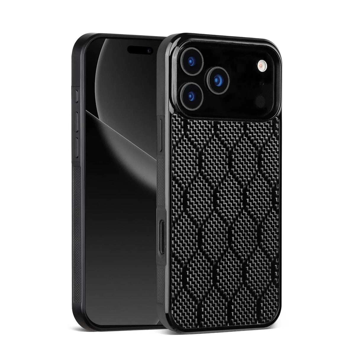 Carbon Fiber MagSafe Case with Raised Edge Protection for iPhone 17 Series