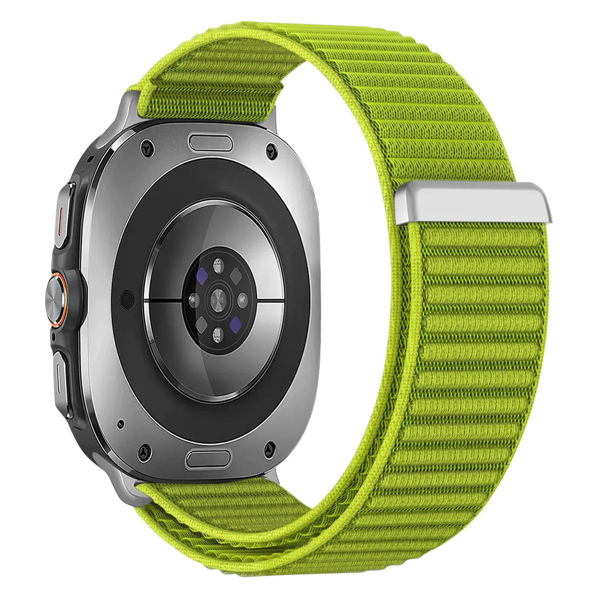 Elastic Nylon Velcro Watch Strap with Breathable Woven Design for Samsung Galaxy Watch 9