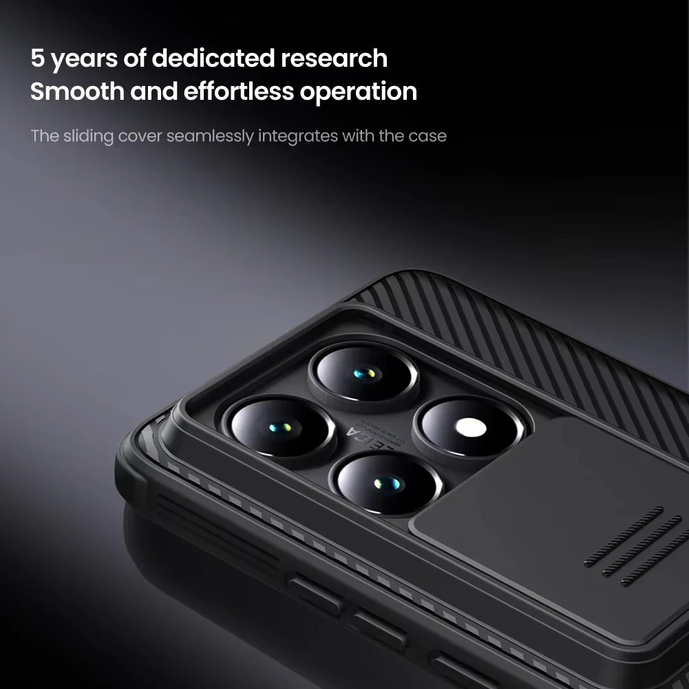 Xiaomi 14T Series Frosted Hard Case with 360° Camera Lens Protection