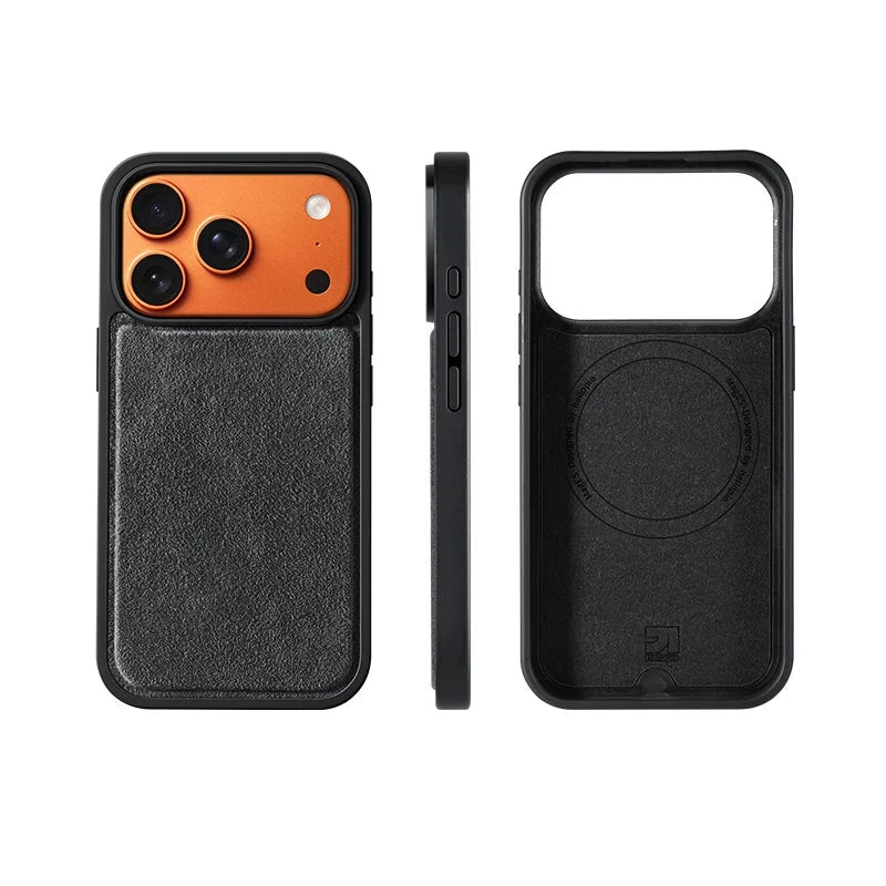 Alcantara Soft-Touch MagSafe Case with Raised Camera Protection for iPhone 17 Series