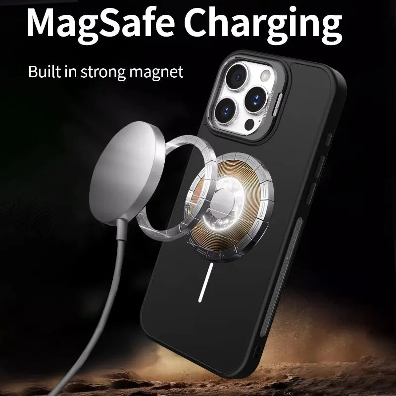 Luxury Hard Back MagSafe Case for iPhone 16 Series