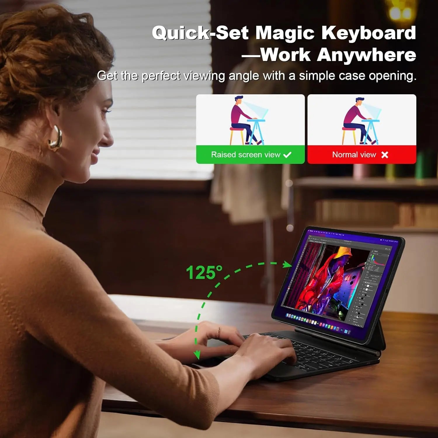 Premium Touchpad Keyboard Cover for iPad Air M3 (2025)