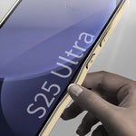 Electroplated Leather Protective Case for Samsung Galaxy S25 Ultra