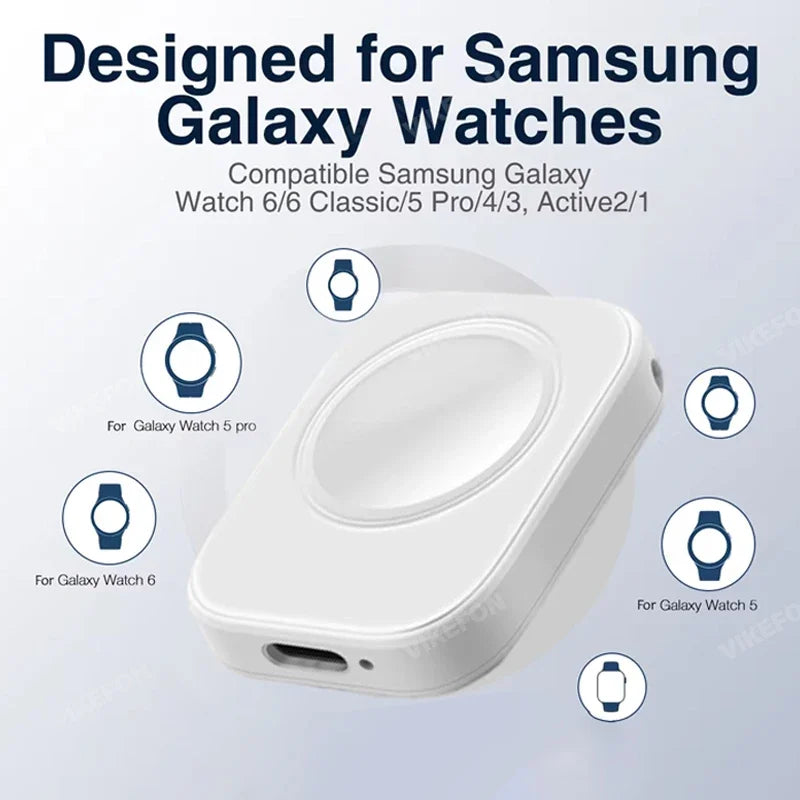 VIKEFON Magnetic USB-C Portable Charger for Samsung Galaxy Watch 7