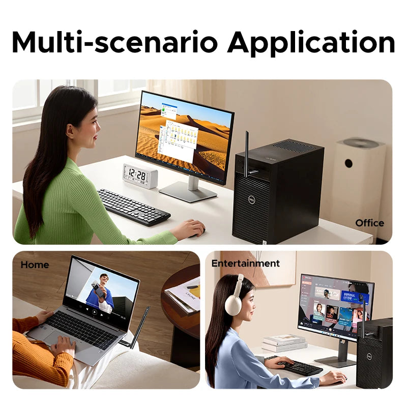 UGREEN Bluetooth 5.4 & WiFi 6 USB Dongle